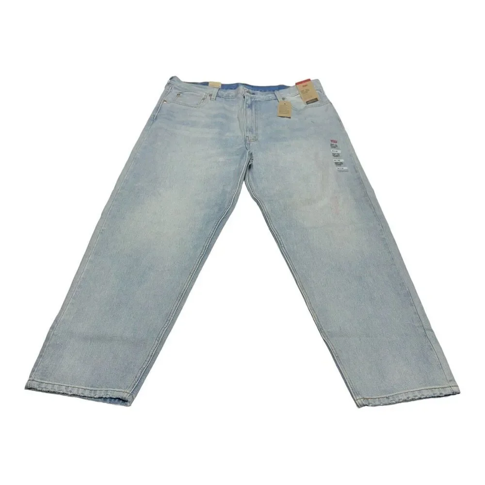 NWT Levi's 550 '92 In The‎ Waves Stained Distressed Relaxed Taper Jeans Sz 40x30